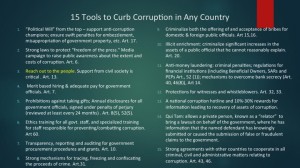15 Tools to Curb Corruption in Any Country